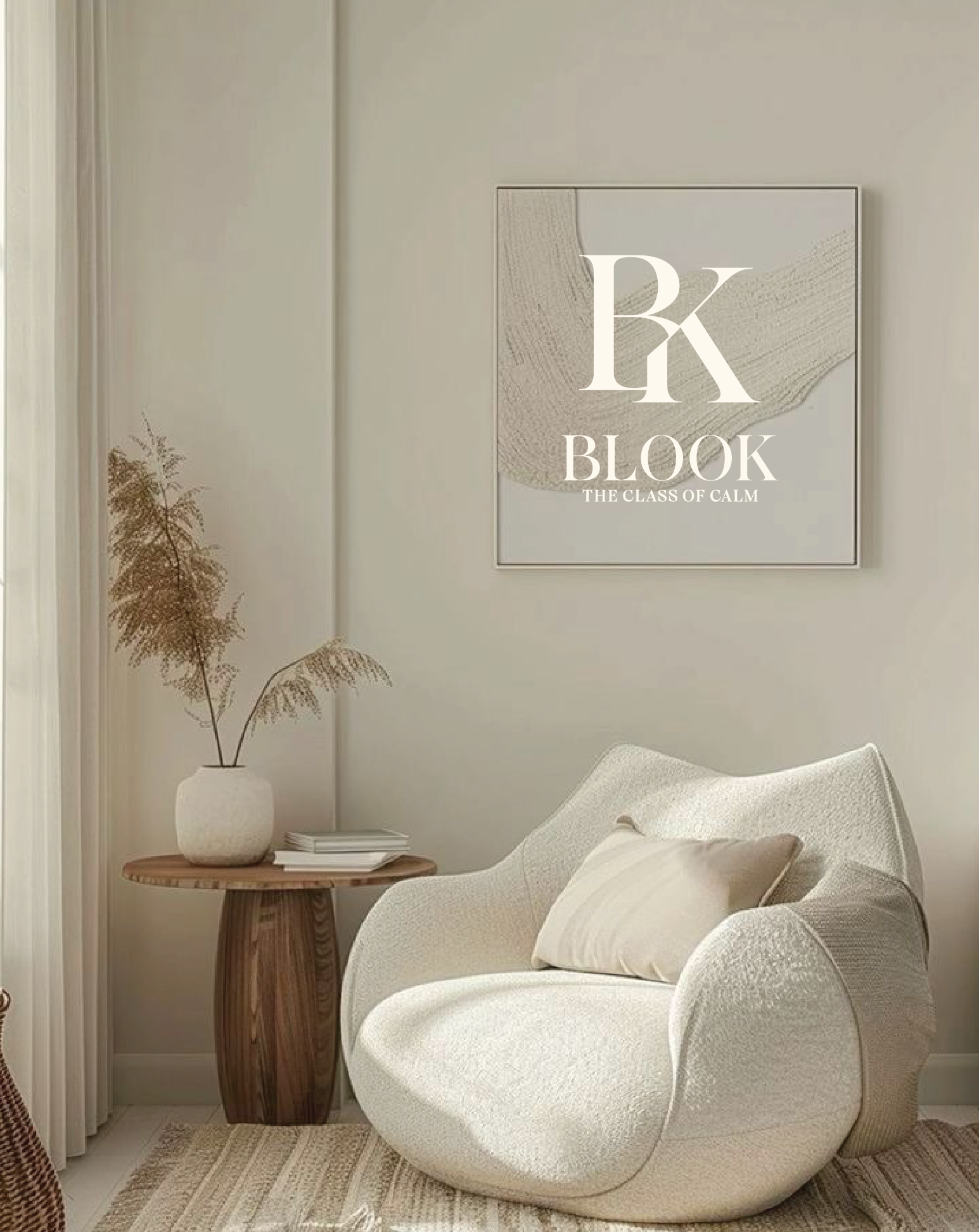 มุมแต่งบ้านพร้อมก้านไม้หอม ของแต่งบ้านสไตล์ The Class of Calm BLOOK LIVING