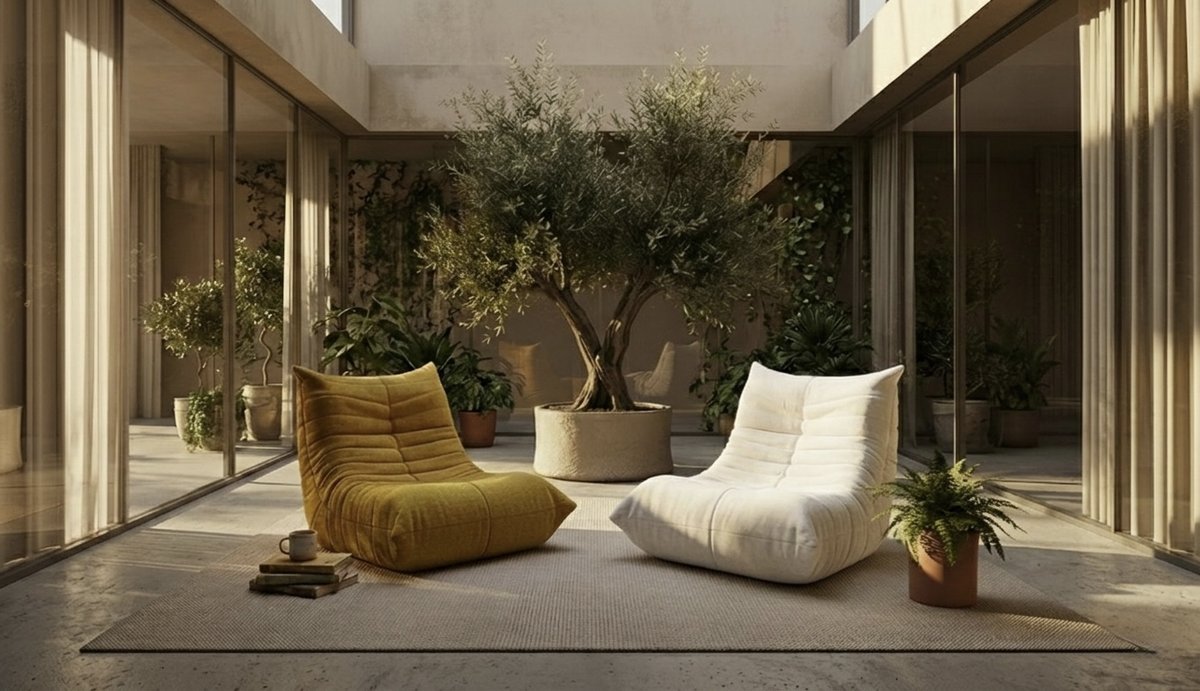 โซฟาบีนแบ็ก bean bag โซฟาขี้เกียจ สำหรับแต่งคอนโดพื้นที่จำกัด BLOOK LIVING